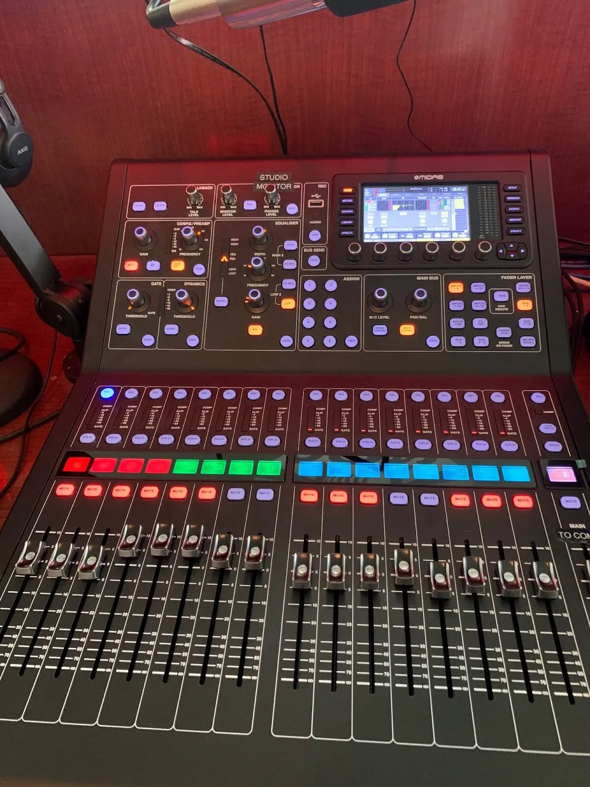 A control panel in the ARC Radio Station.