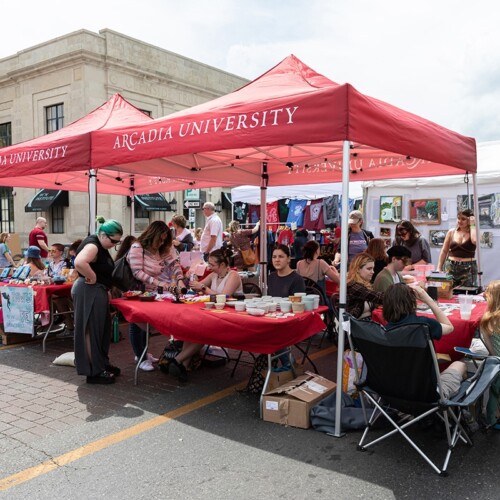 Arcadia University vendors at the 2023 Glenside Arts Festival
