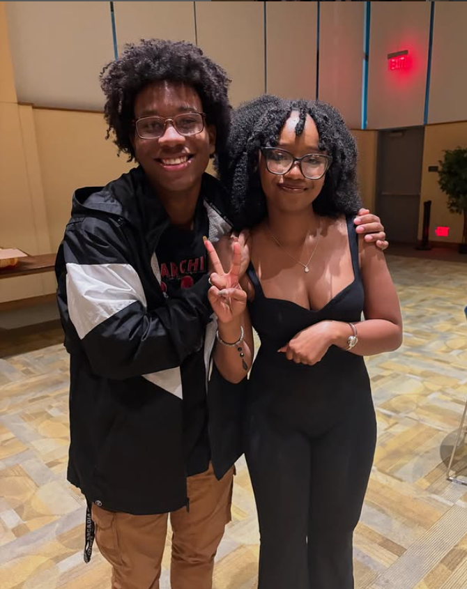Raymond Hairston ’27 and Amora Mitchell ’26 