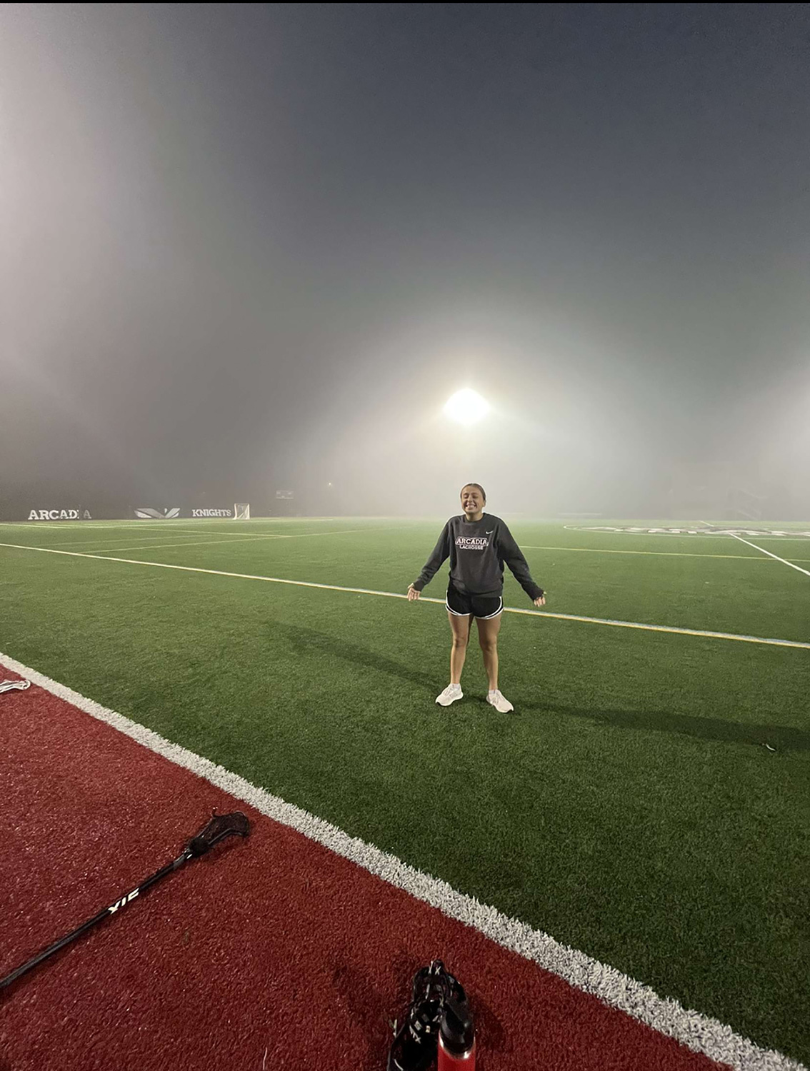 Emily Ruggiero ’25 on the lacrosse field.