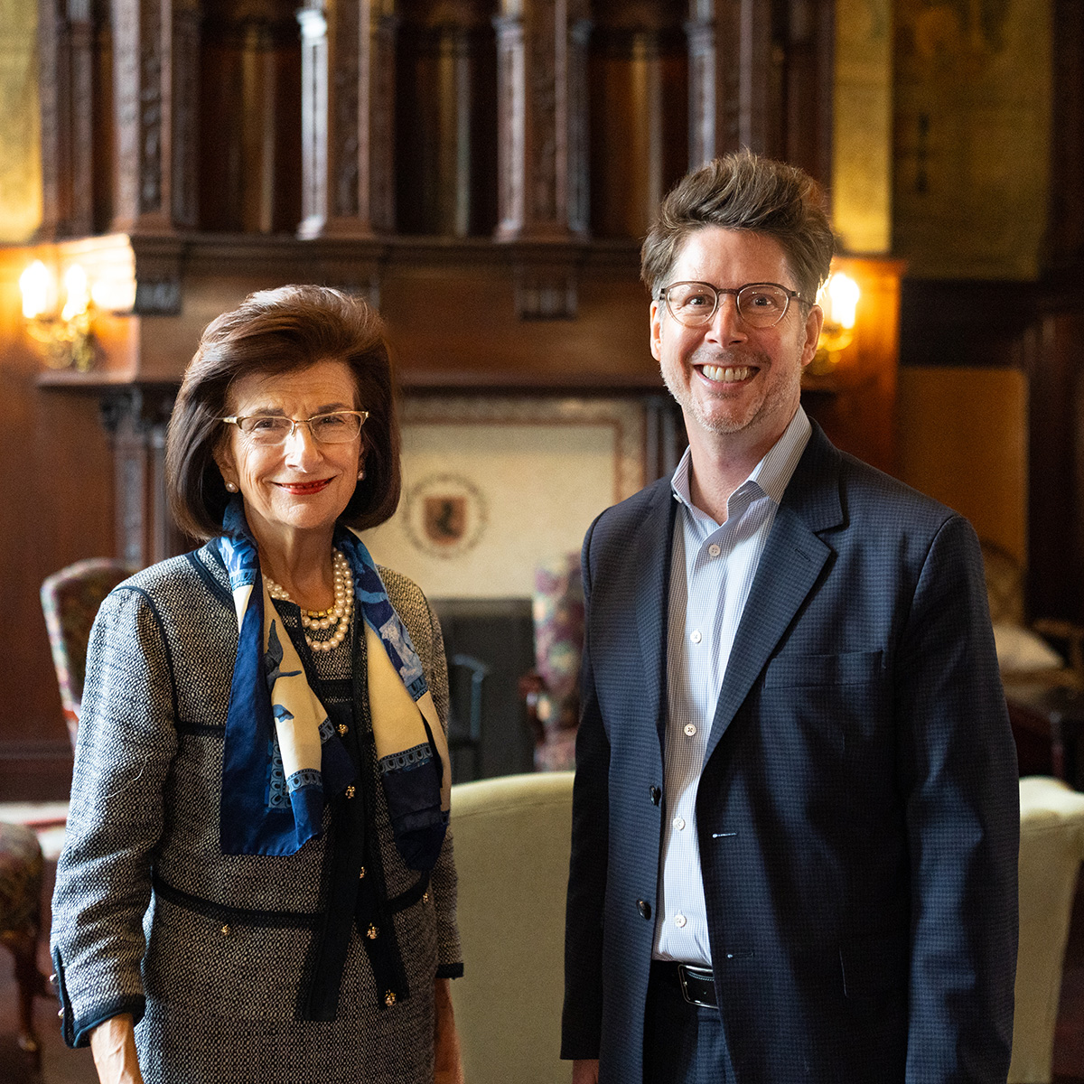 J. Lynne Cannon ’68 and Kevin Shollenberger ’88, new Co-Chairs of the Arcadia University Board of Trustees