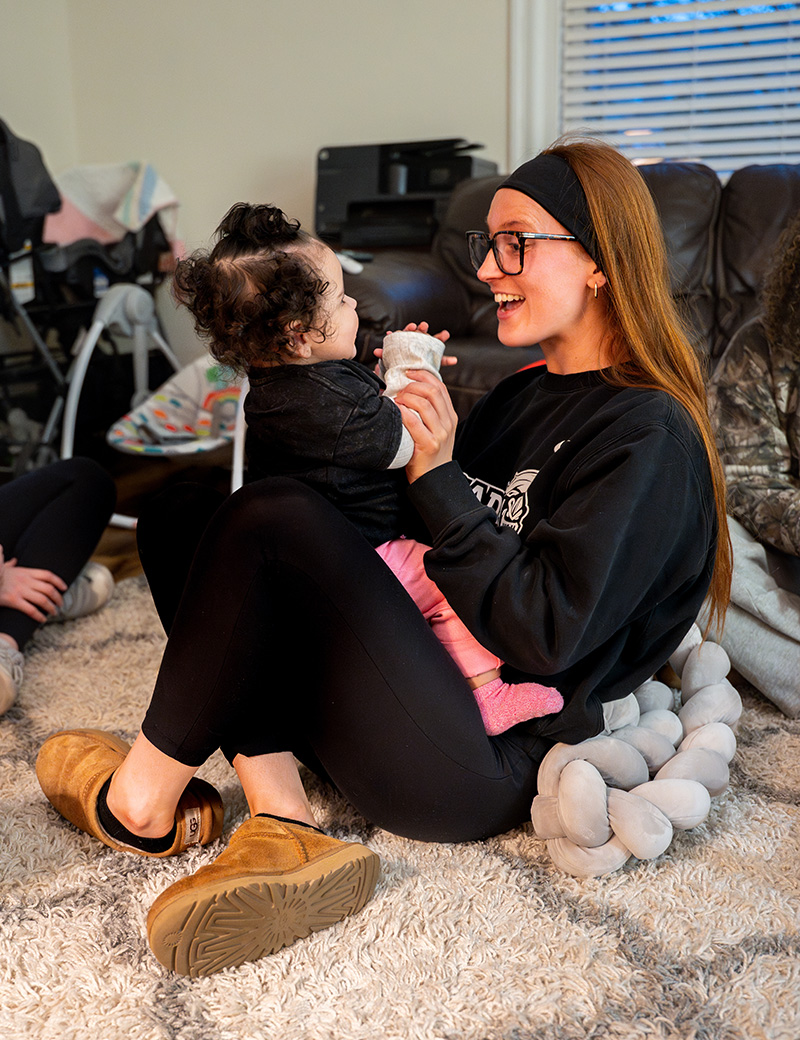 Alexandra Zolty ‘25 volunteers at Cradle of Hope