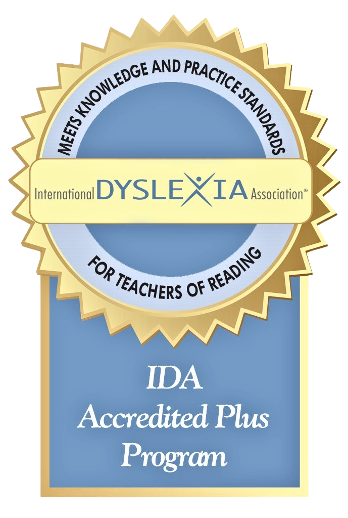 The International Dyslexia Association's Accreditation Plus badge.