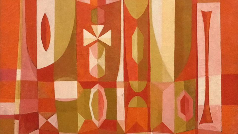 "Red Screen" by Jane Geayer.