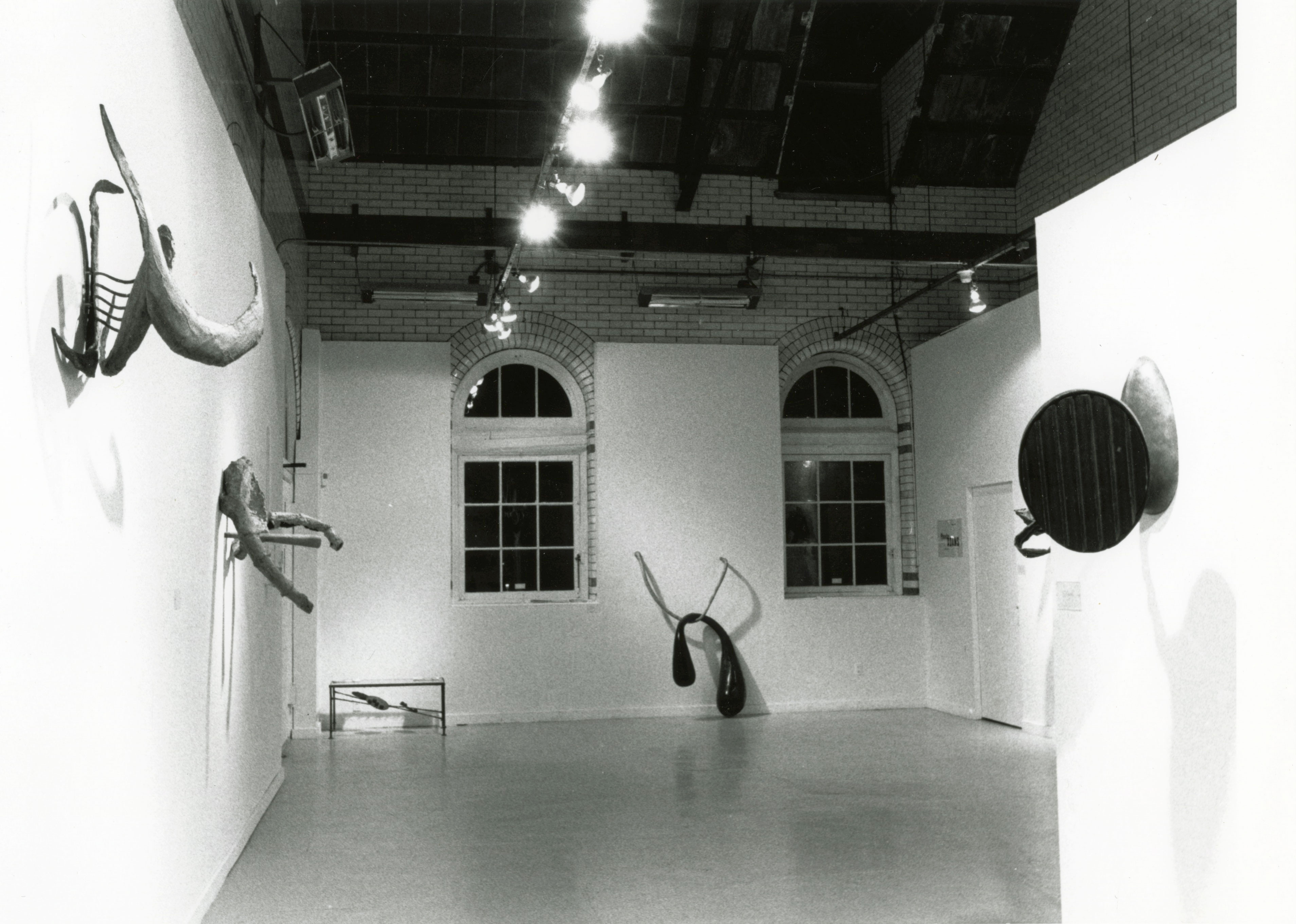 Installation view, "Phoebe Adams: Selected Works 1984-1989," Beaver College Art Gallery