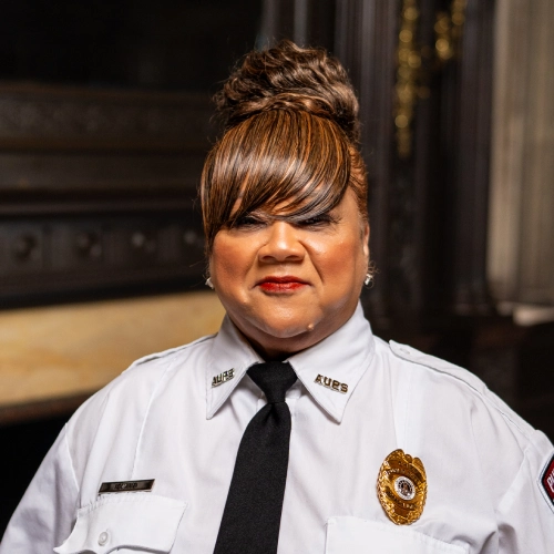 Headshot of Ruth A. Evans in her Public Safety uniform.