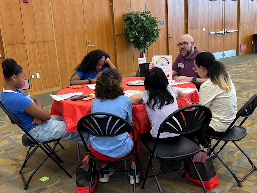 Members of the Arcadia Public Health faculty teaching students during the Health Career Summer Academy
