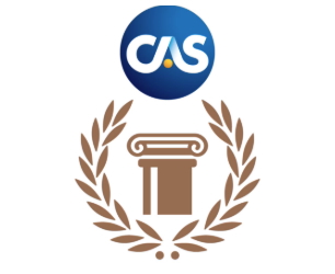 A logo indicating Arcadia University's qualifying for the Casualty Actuarial Society University Recognition Program - Bronze Tier