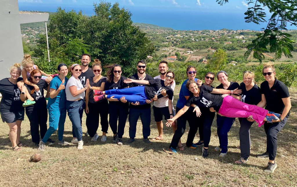 Doctor of Physical Therapy students in Jamaica.
