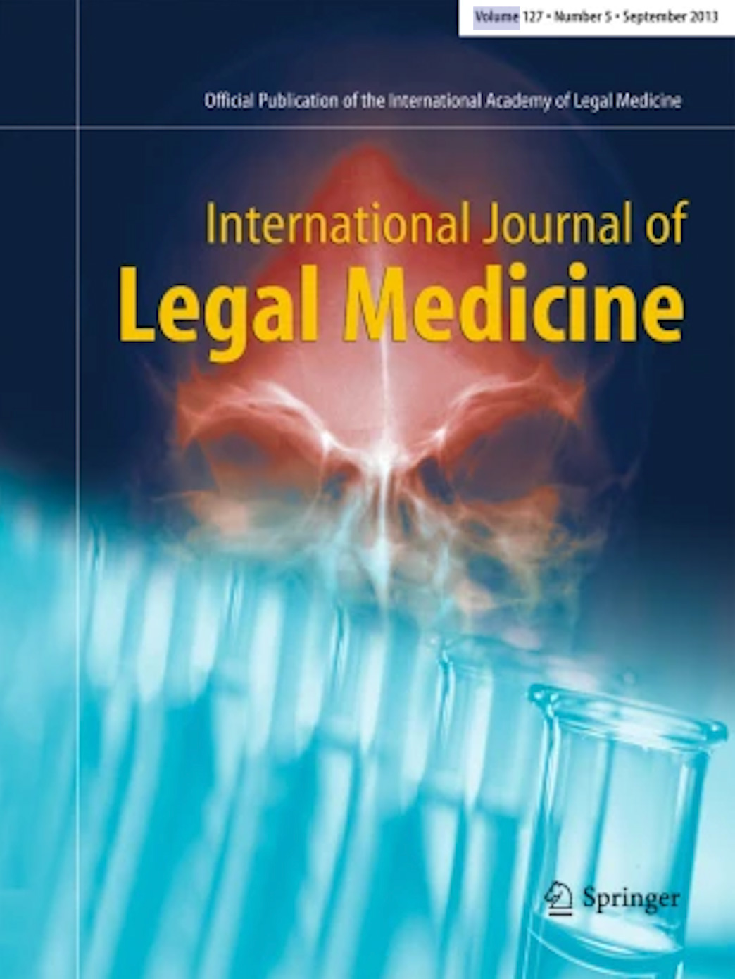 International Journal of Legal Medicine cover.