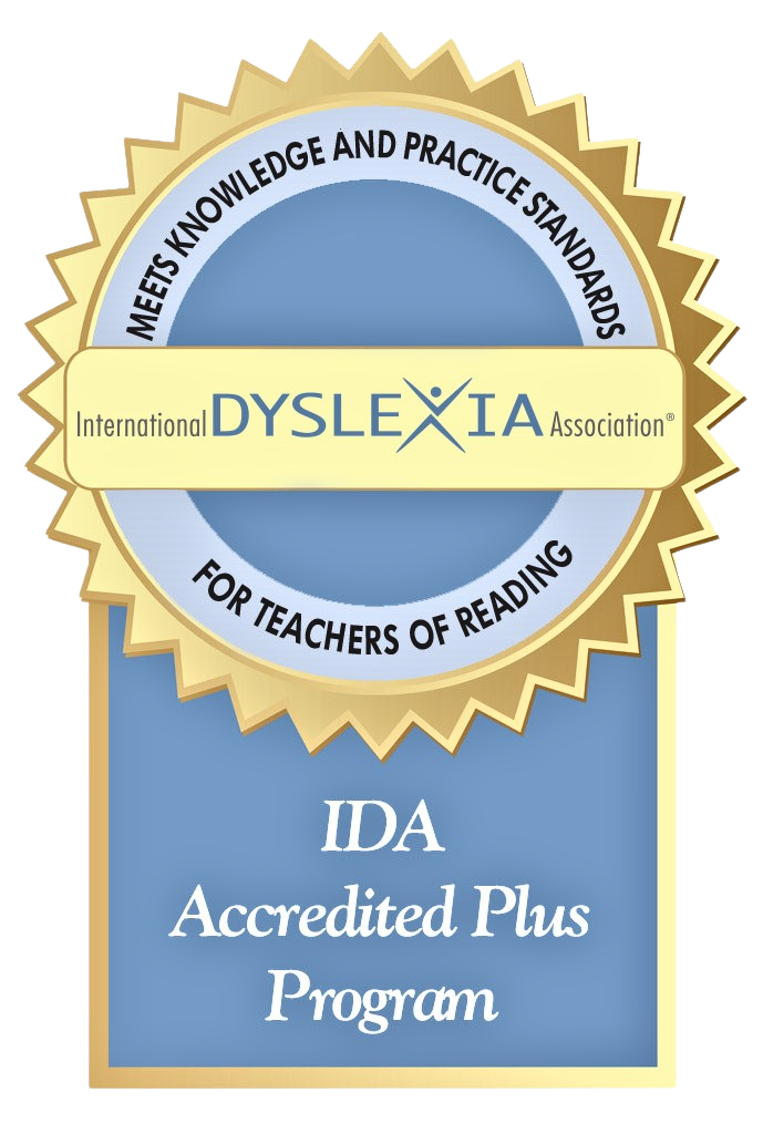 The IDA accreditation plus logo for education