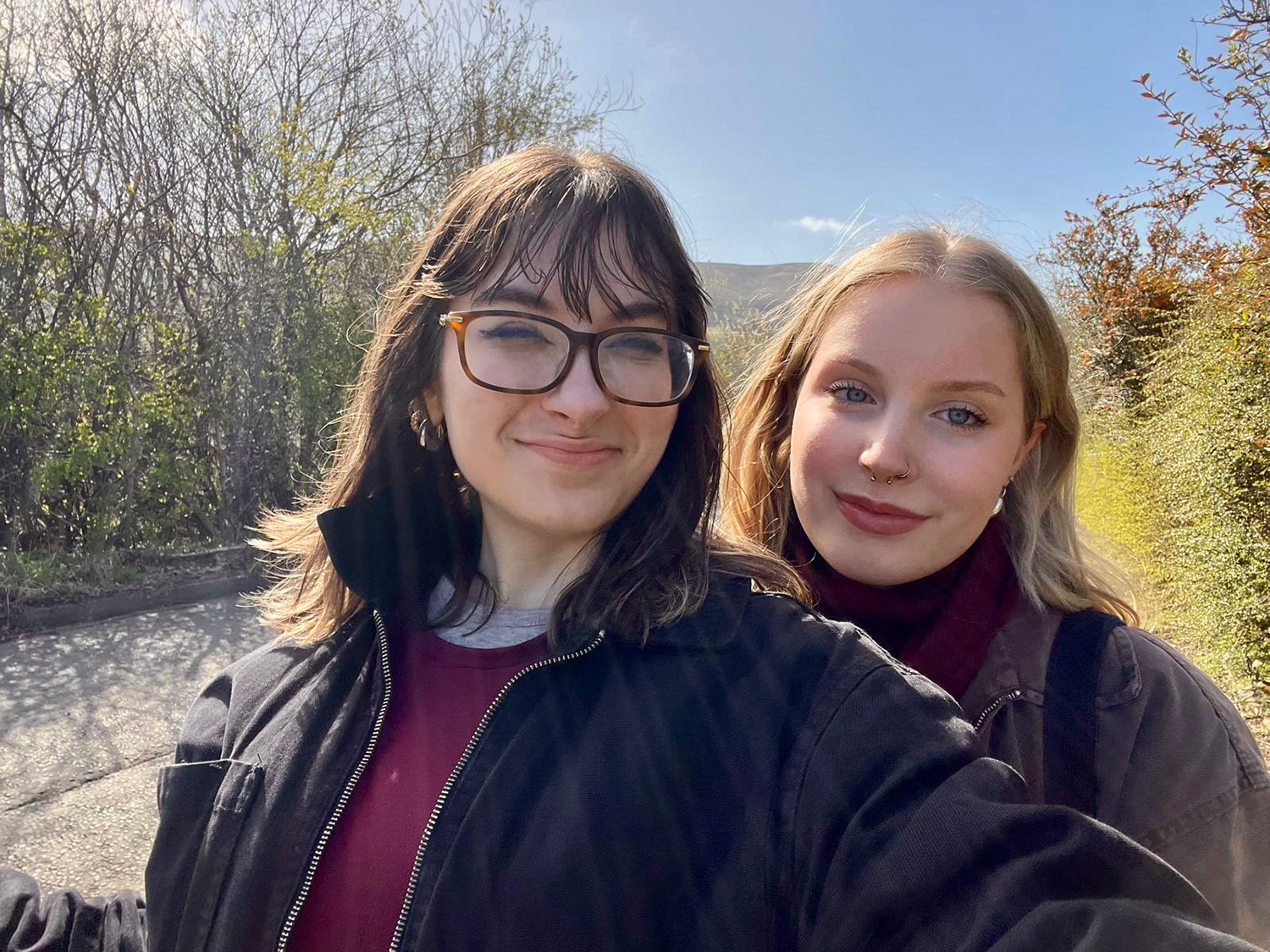 Lily Roberti (left) and her roommate, Gen.