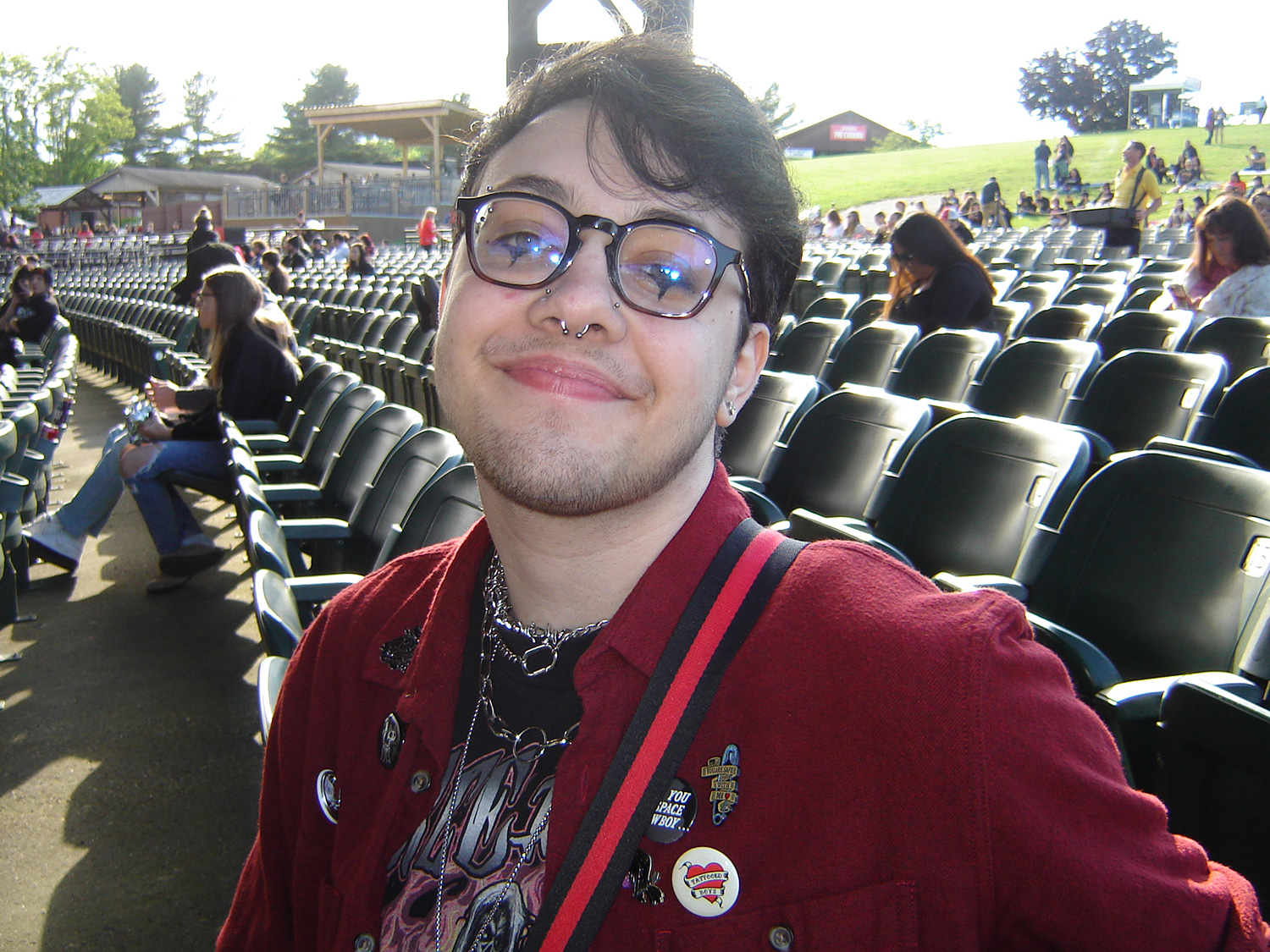 Everett Delp ’29 at a concert.