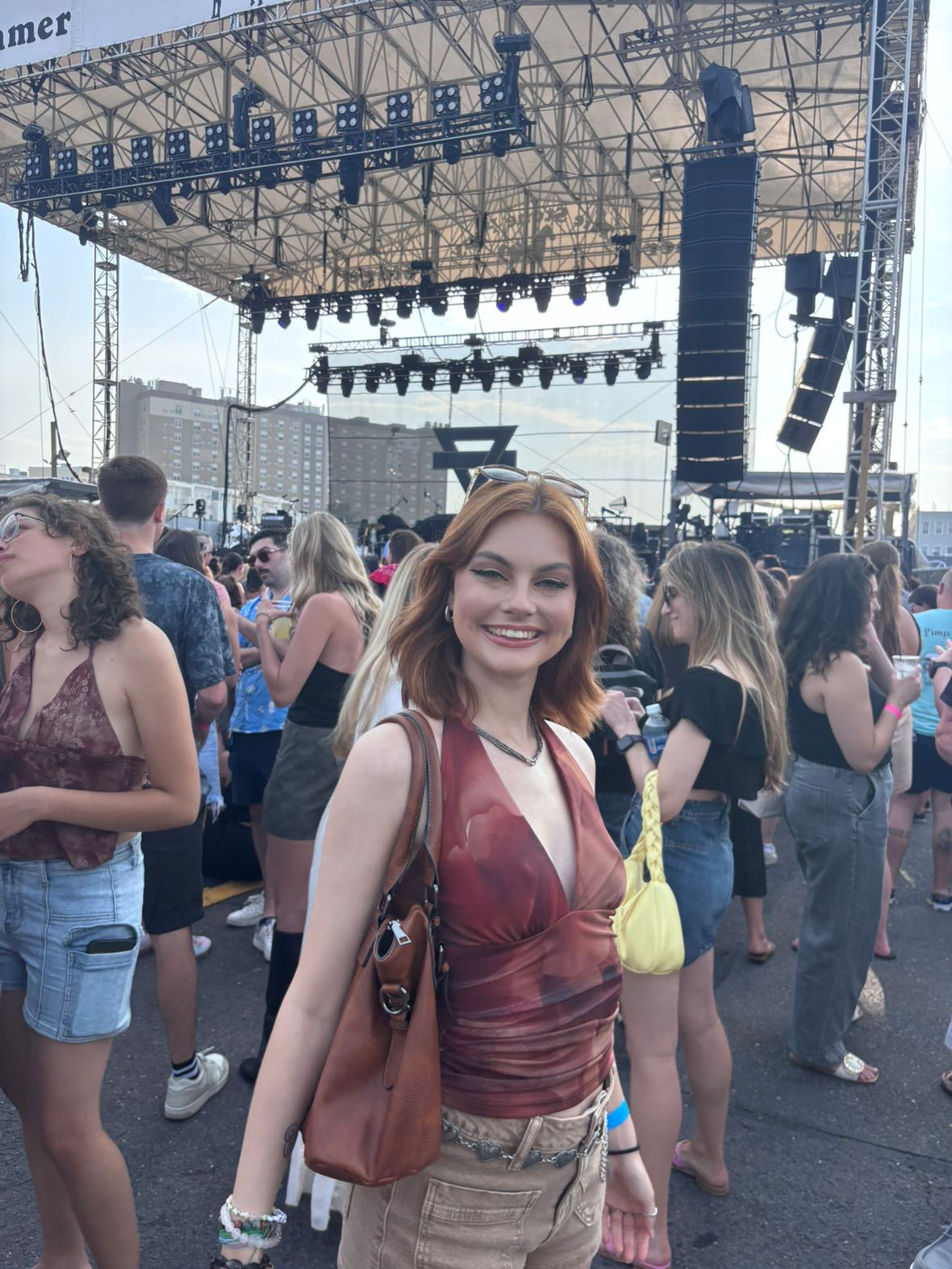 Madison Boring ’28M, MFA at a concert.