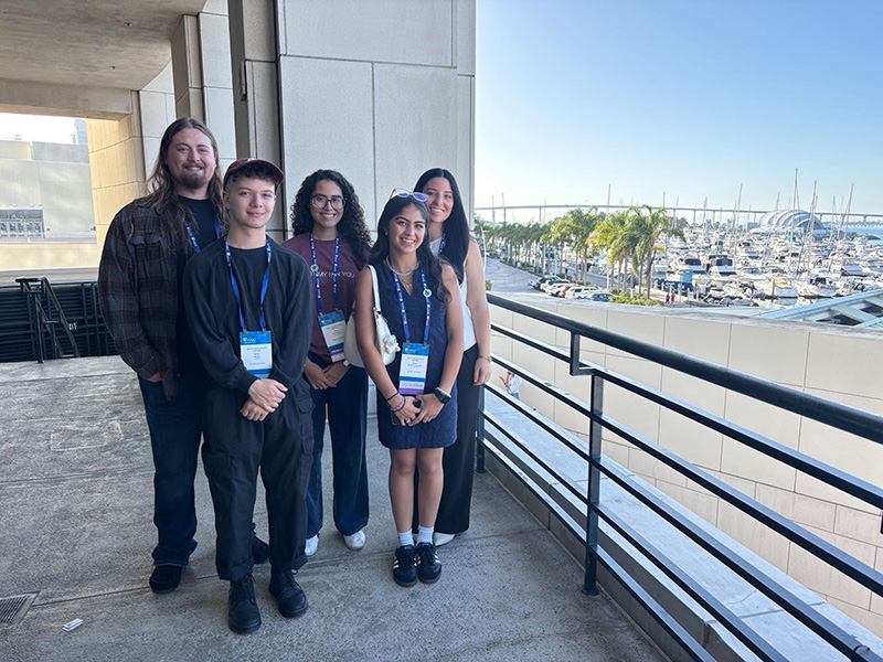 Arcadia students in San Diego, California, at the 2025 STEM Scholars Conference