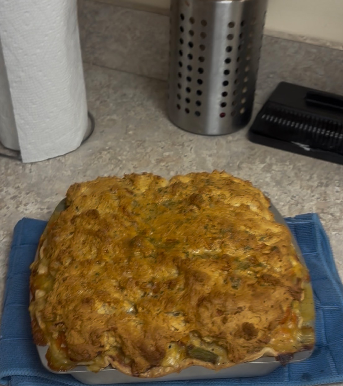 A chicken pot pie by Makiyah Smith ’28