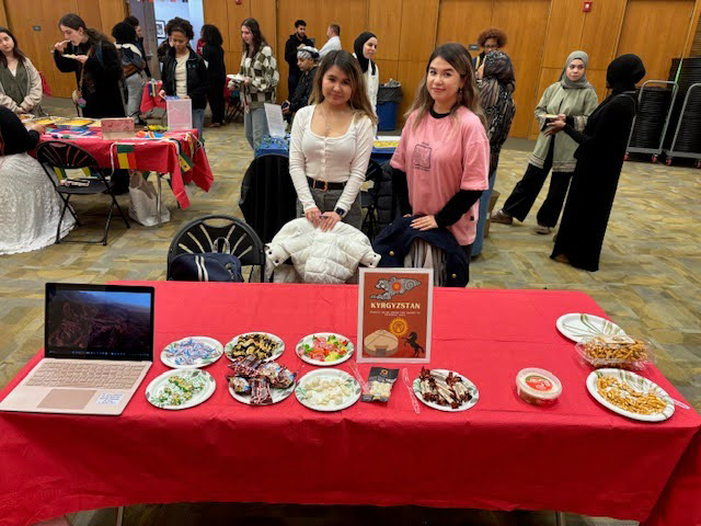 Nelly and Ameliia Tyncherova ‘26 represent Kyrgyzstan. Nelly is one of the original creators of the Culture Fair, which began in 2023.