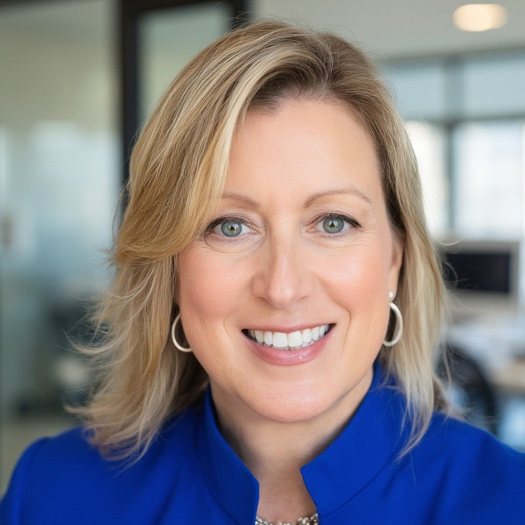 A portrait photo of Jennifer Fritch, a marketing professor at Arcadia University