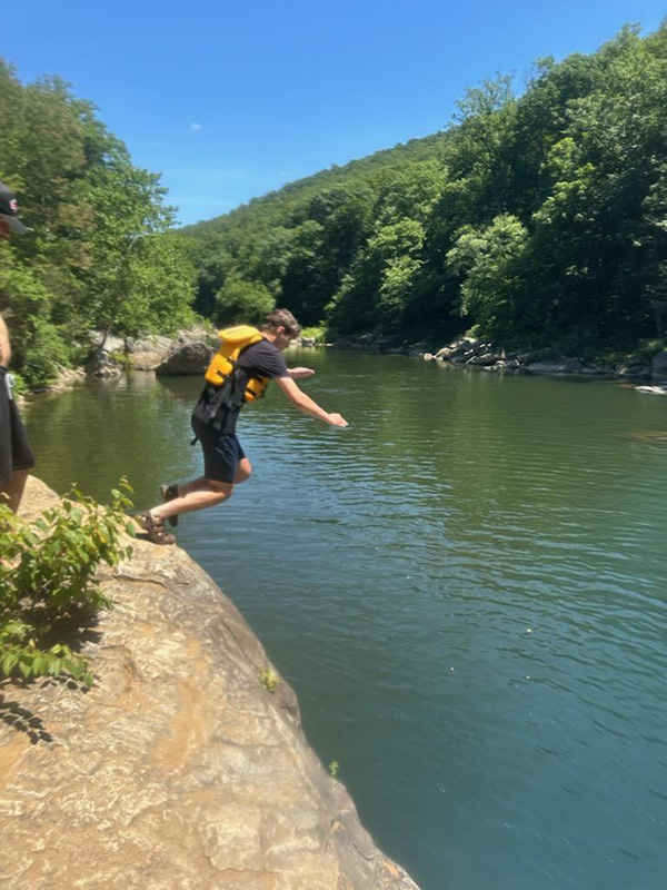 Ben Orr during a recent Scouting trip.