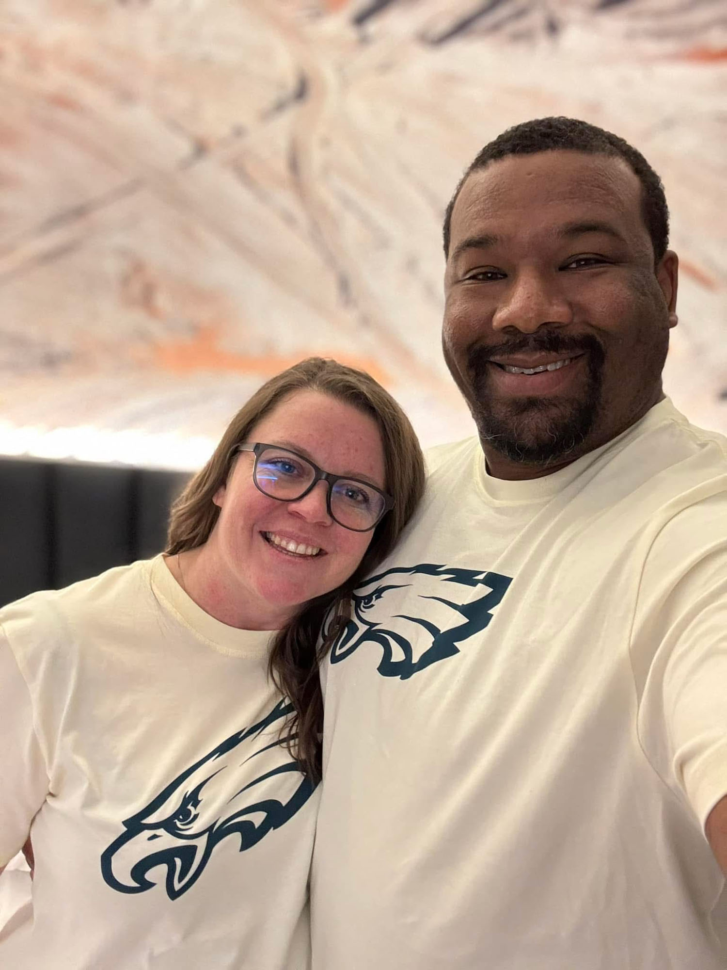 Roderick Ellis and his wife.