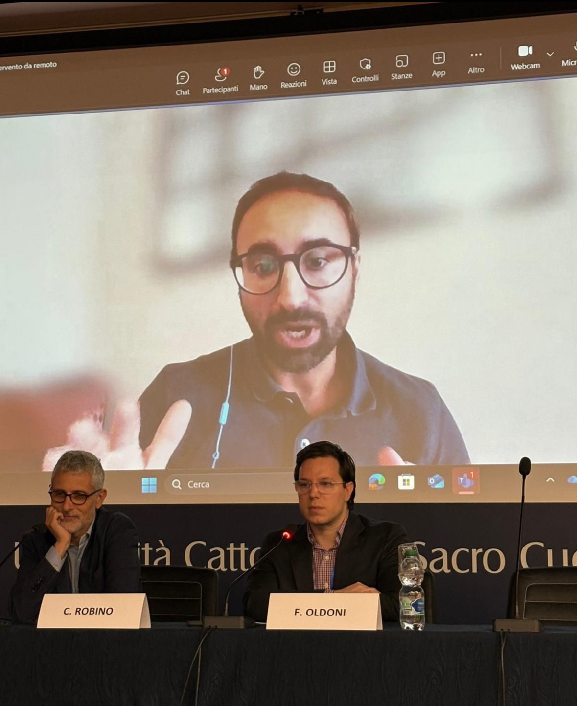 Dr. Oldoni at International Society for Forensic Genetics.