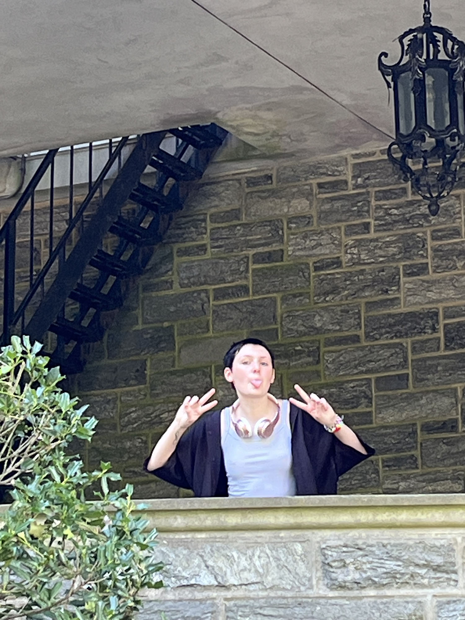 Ray Squibb ’29 at the Castle.