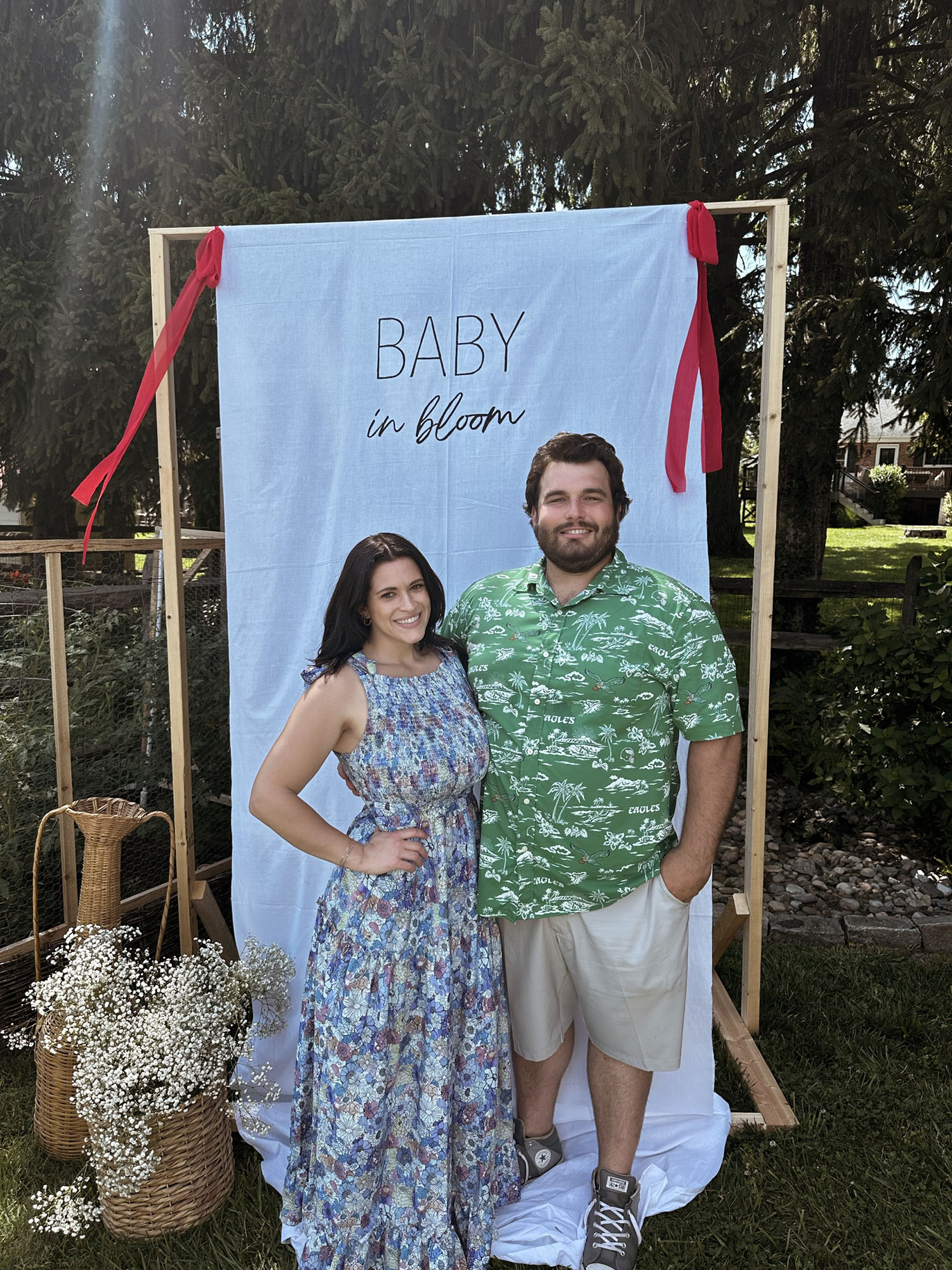 Lauren Fitzgerald ’28 and her boyfriend.