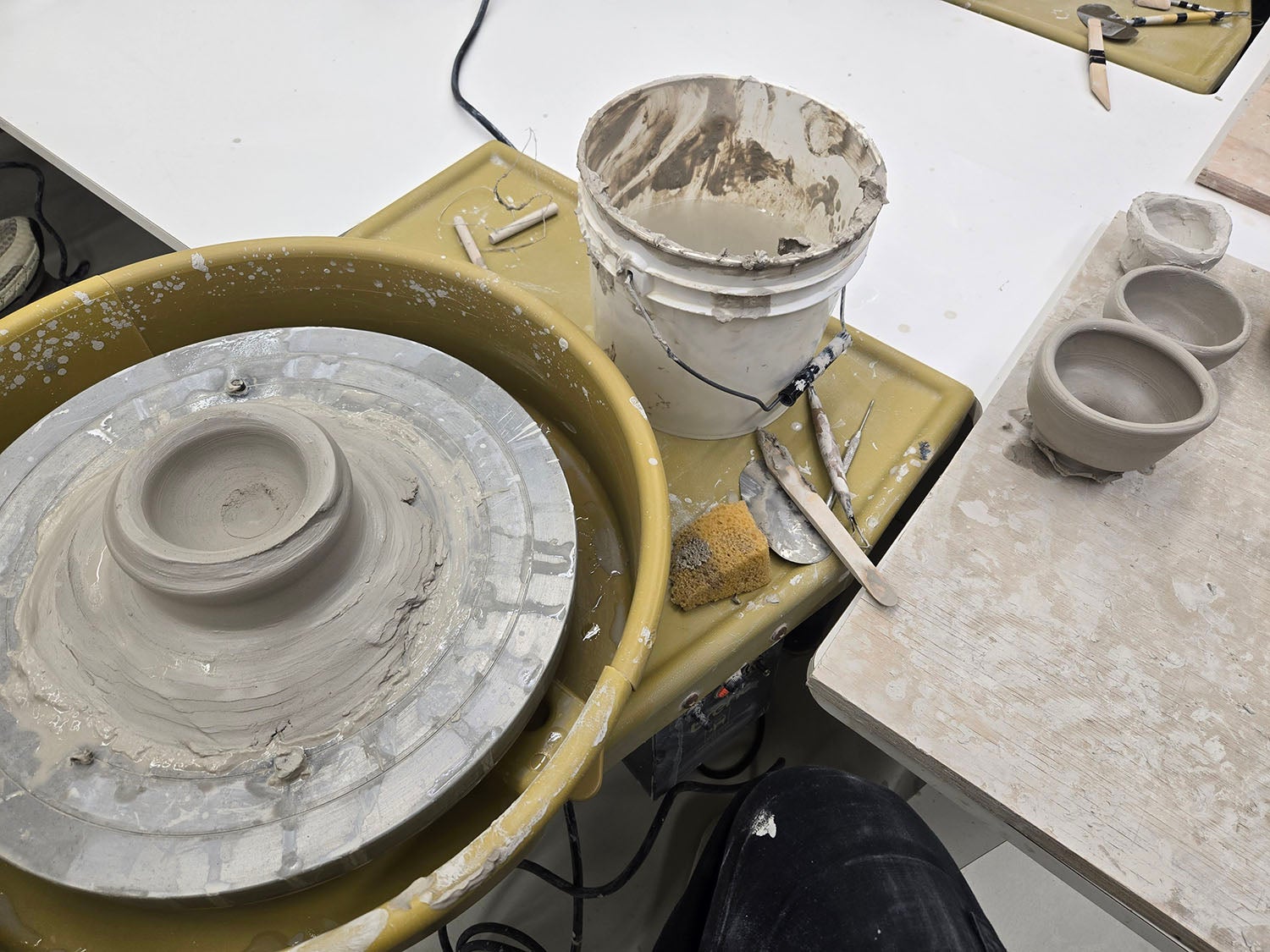 Corin DeStefano's pottery.