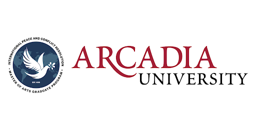 Dove holding a peace leaf, symbolizing International Peace and Conflict Resolution Ma program