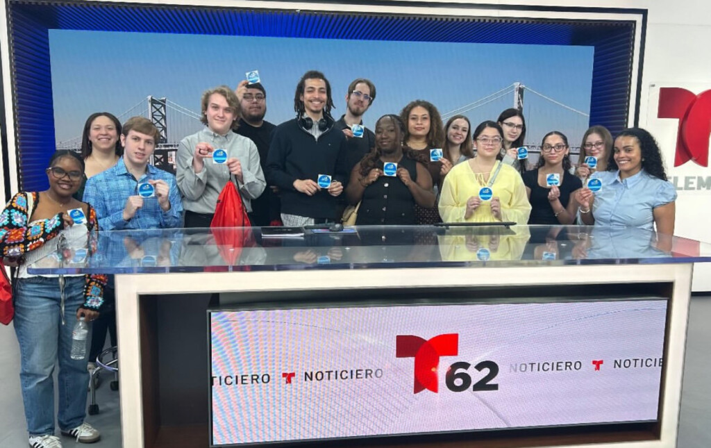 The 1853 Communications team on a recent trip to NBC10's headquarters.