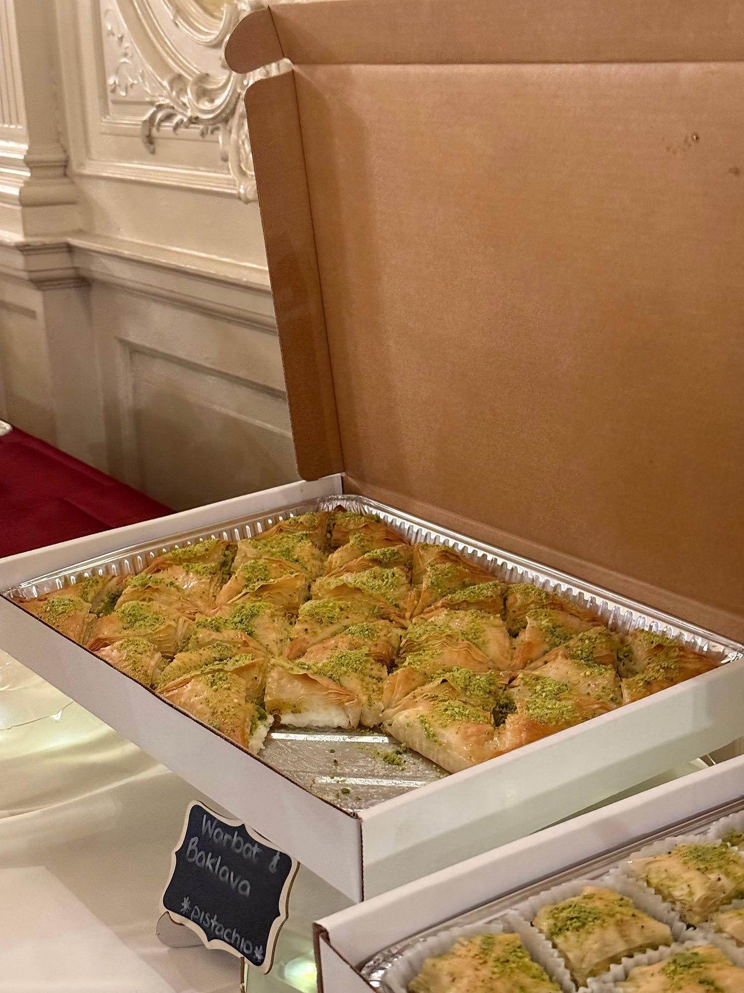 A selection of food at AMU's Iftar.