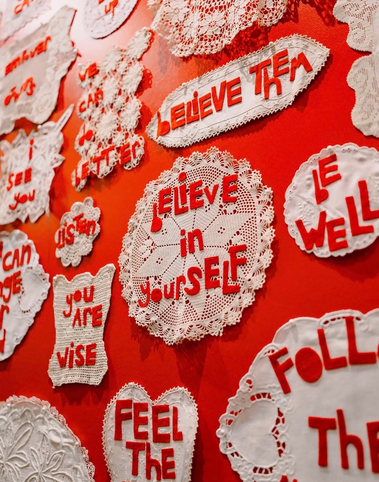 Carole Loeffler's Granny Graffiti at MODA.