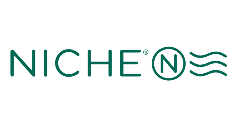 The logo for Niche.