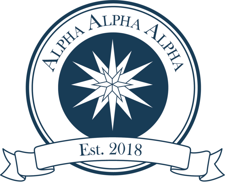 The Alpha Alpha Alpha Honors Society logo, established 2018.