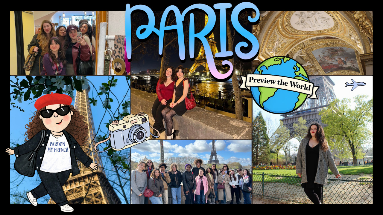 A collage from Julia Wysocki's ’29 trip to Paris on Preview.
