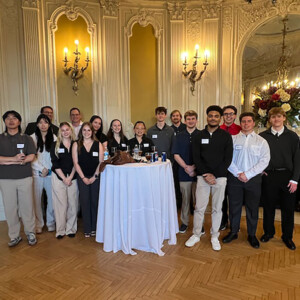 Student attendees of the Philadelphia Actuaries Club event.