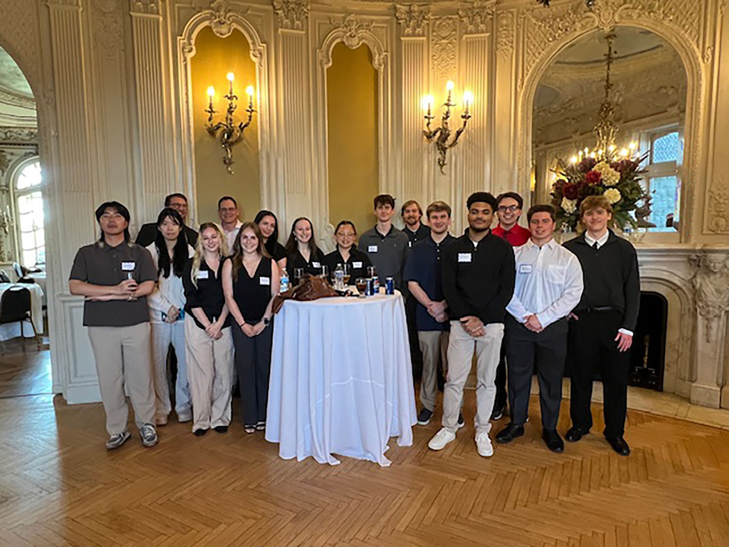 Student attendees of the Philadelphia Actuaries Club event.