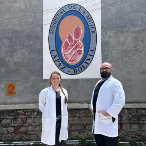 Bridget Hegarty, SPT and Michael Totino, SPT in La Paz, Bolivia.