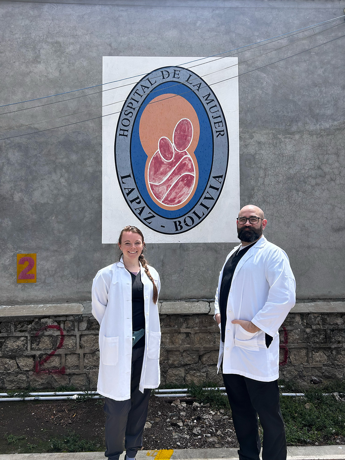 Bridget Hegarty, SPT and Michael Totino, SPT in La Paz, Bolivia.