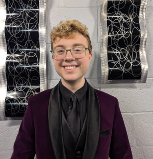 Honors Convocation 2026 award recipient Benjamin Lashbrook smiles in his headshot.