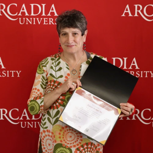 Faculty Impact Award winner Karen Misher '88.