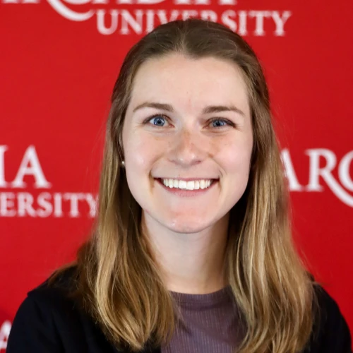 Mary Louise Armstrong Wolf G.O.L.D. Award winner Alexis Doming ’19.