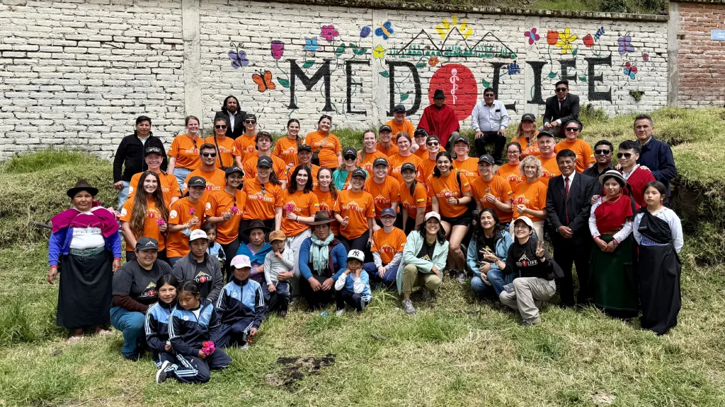 A group photo of all participants in Arcadia's Medical Service Team Trip in 2026.