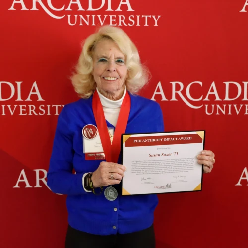 Philanthropist Award winner Susan Saxer '71.