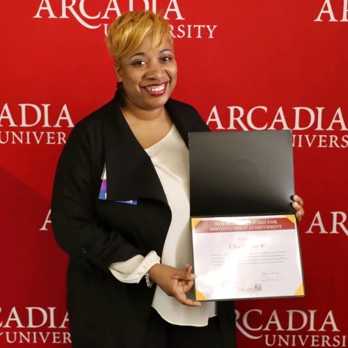 Sankofa Award winner Cleo Smalls '07.