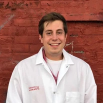 Young Alumni Golden Disc for Distinguished Achievement Award winner Samuel Krug '20M.