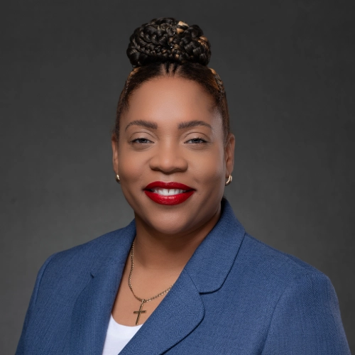 Headshot of April Washington.