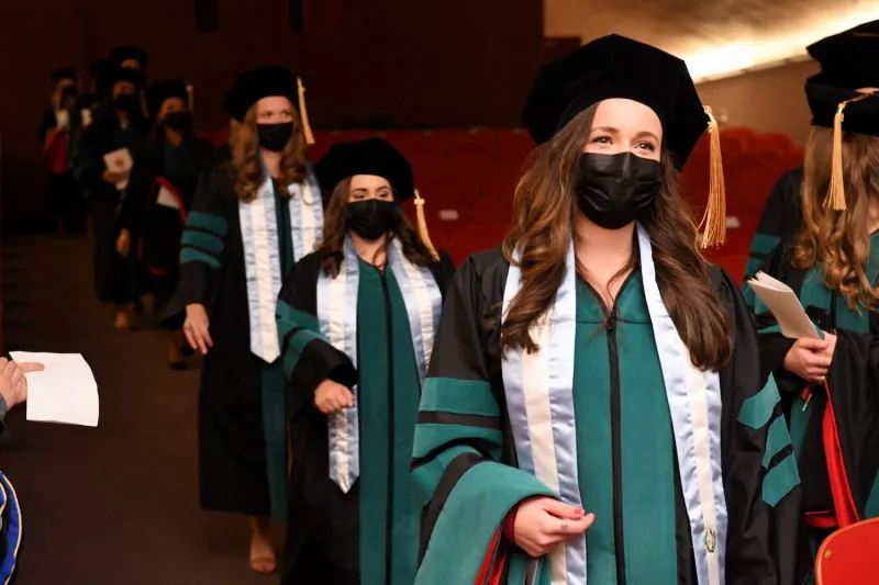 A commencement for physical therapy students