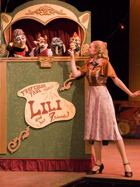 Photo of Katie Keith in a production.