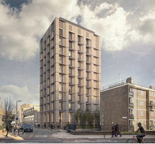 A rendering of rebuild of Arcadia’s historic Thoresby House in London